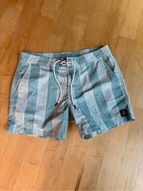 Swim trunks Men's Beach Pool Lake ties pocket vacationready quick dry comfy Sz M
